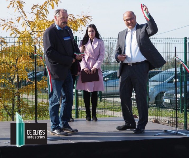 CE Glass parkoló és napelempark átadási ceremónia